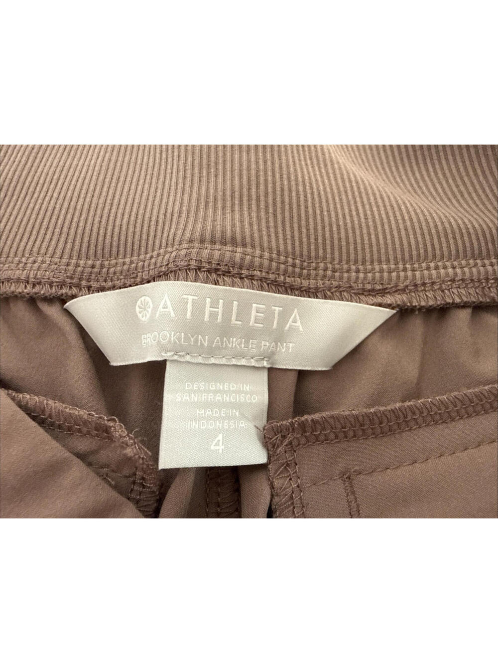 Lot 2 Athleta Pants Women's 4 Brooklyn Ankle Stretch Comfort Casual Lightweight - Picture 9 of 11